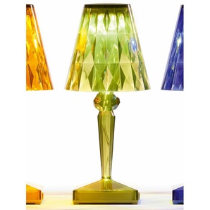 Kartell LED-Tischleuchte Battery grün, Designer Ferruccio Laviani, 22x13x13 cm
