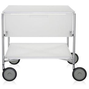 Kartell Mobil Box 1 geeist weiß, Designer Antonio Citterio/Glen Oliver Löw, 48x49x47.5 cm