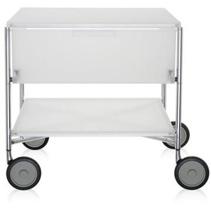 Kartell Mobil Box 1 geeist weiß, Designer Antonio Citterio/Glen Oliver Löw, 48x49x47.5 cm