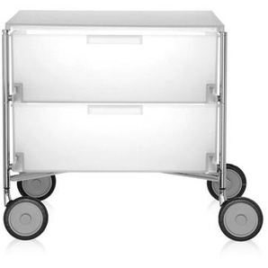 Kartell Mobil Box 2 geeist weiß, Designer Antonio Citterio/Glen Oliver Löw, 48x49x47.5 cm