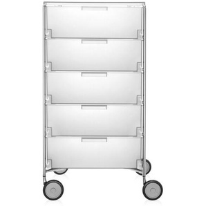 Kartell Mobil Box 5 geeist weiß, Designer Antonio Citterio/Glen Oliver Löw, 94x49x47.5 cm