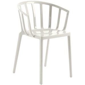 Kartell Stapelstuhl Venice, Designer Philippe Starck, 75x51x51 cm