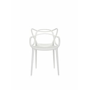 Kartell Stuhl Masters weiß, Designer Philippe Starck, 84x57x47 cm