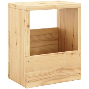 Karup Design Beistelltisch »GRAB-IT Stuhl, Hocker, Ablage, Aufbewahrung, Wandregal, Abstelltisch«, Beistelltisch mit Stauraum, Mehrzweck, zum Mitnehmen, Kiefer massiv