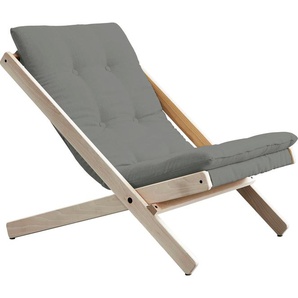 Klappstuhl KARUP DESIGN Boogie Stühle grau (grau, natur) Klappstühle Stühle Bezugsqualität 1