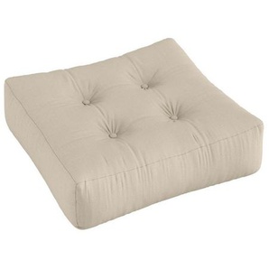 Karup Design Pouf MORE POUF OUT™ Made in Europe, mehrere Farben, vielseitig einsetzbar (B/H/T ca: 70x70x22cm), flexible Sitzgelegenheit, schmutz- und wasserabweisend, outdoor
