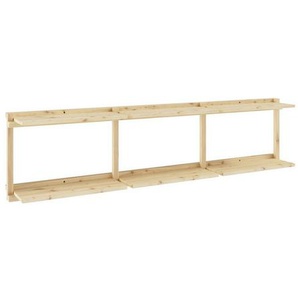 Karup Design Wandregal Groove Shelving Wide, Wandregal, Aufbewahrung, Deko, Platzsparend, inkl. 6 Abnehmbare Regalböden aus FSC®-zertifiziertem Massivholz