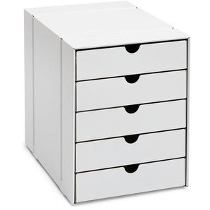 Kastenset C4 Inos reinweiß, Designer Prof. Fritz Haller, 31.6x24.1x33.4 cm