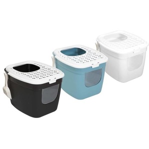 Katzentoilette Katzenklo mit Einstieg vorne und oben 54 x 44 x 41 cm