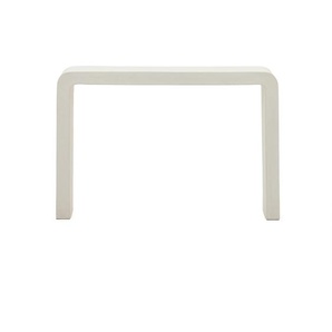 Kave Home - Aiguablava Konsole aus Zement in Weiß 120 x 80 cm