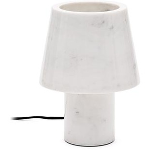 Kave Home - Alaro Tischlampe aus weiÃŸem Marmor