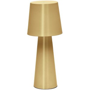 Kave Home - Arenys Tischlampe groÃŸ aus Metall mit goldener Lackierung