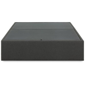 Kave Home - Matters aufklappbares Bettgestell in Schwarz für Matratze von 140 x 190 cm