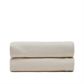 Kave Home - Bedar Tagesdecke 100% Baumwolle in Beige für Bett von 90/135 cm