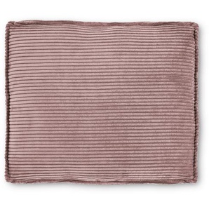 Kave Home - Blok Kissen breiter Cord rosa 50 x 60 cm