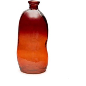 Kave Home - Brenna Vase aus braunem Glas 100% recycelt 73 cm