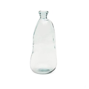 Kave Home - Brenna Vase aus transparentem Glas 100% recycelt 51 cm