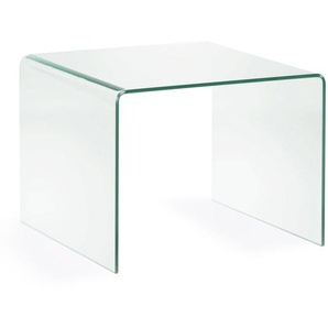 Kave Home - Burano Beistelltisch aus Glas 60 x 60 cm