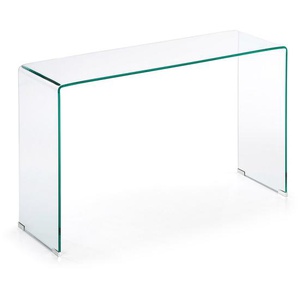 Kave Home - Burano Konsole aus Glas 125 x 78 cm