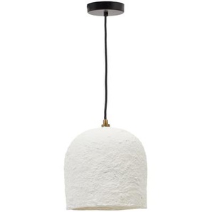 Kave Home - Calvia Deckenlampe aus PapiermachÃ© weiÃŸ Ã˜ 25 cm