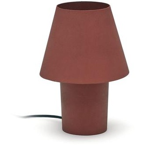 Kave Home - Canapost Tischlampe aus Metall mit Finish in Terrakotta