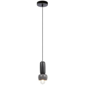 Kave Home - Cathaysa Deckenlampe aus Metall mit grau und schwarz lackiertem Finish