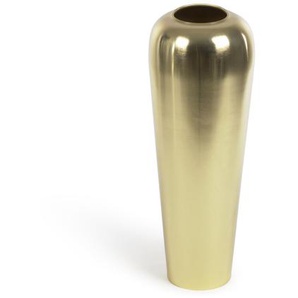 Kave Home - Catherine Vase aus Metall gold 48 cm