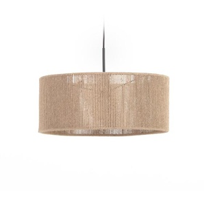 Kave Home - Crista Lampenschirm für Deckenlampe aus Jute natur Ø 47 cm