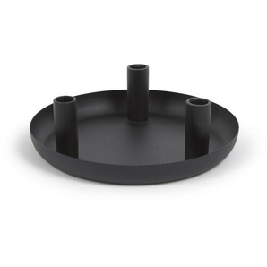 Kave Home - Eire KerzenstÃ¤nder Metall schwarz 8 cm