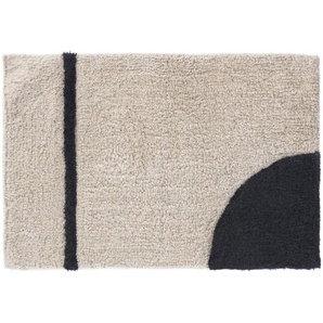 Kave Home - Maica Badematte, Halbkreis, 40 x 60 cm