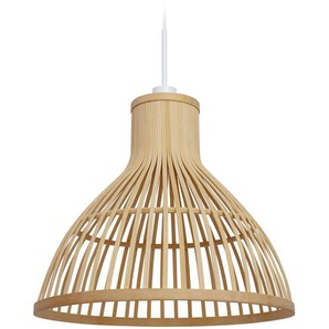 Kave Home - Nathaya Deckenlampe aus Bambus mit natÃ¼rlichem Finish Ã˜ 46 cm