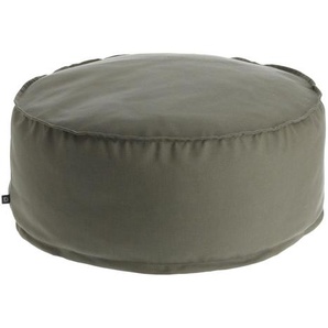 Kave Home - Nedra runder Puff Ø 70 cm grün