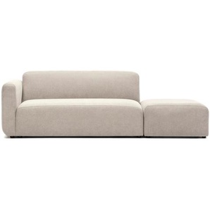 Kave Home - Neom modulares 2-Sitzer-Sofa mit Randmodul Beige 244 cm