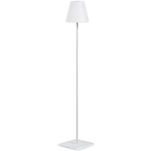 Kave Home - Outdoor Solar-Stehlampe Amaray Stahl in Grau 120 cm