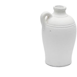Kave Home - Palafrugell Vase aus Terrakotta weiÃŸ 30 cm