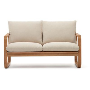 Kave Home - Sacaleta 2-Sitzer-Sofa aus massivem Eukalyptusholz 142 cm 100% FSC