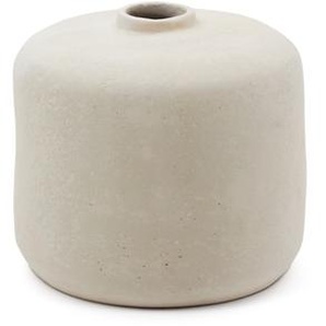 Kave Home - Serina Vase aus Pappmaché weiß 36,5 cm