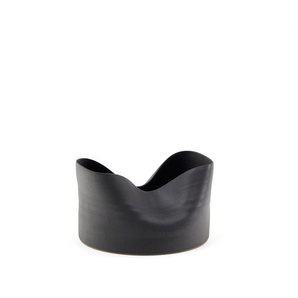 Kave Home - Sibel Keramikvase schwarz 26 cm