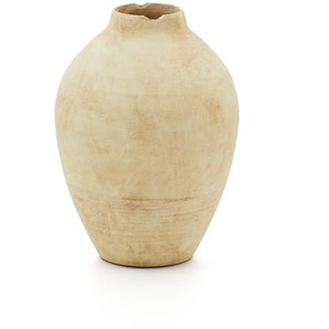 Kave Home - Silbet Keramikvase beige 23 cm