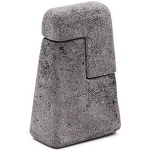 Kave Home - Sipa Skulptur aus Stein mit naturfarbenem Finish 20 cm