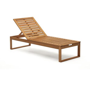 Kave Home - Sulamita Outdoor Liegebett aus massivem Akazienholz FSC 100%