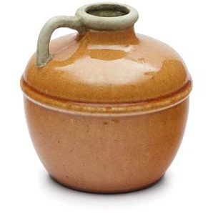Kave Home - Tamariu Vase aus Keramik in Senfgelb 19,5 cm