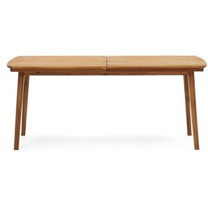 Kave Home - Thianna Outdoorausziehtisch aus massivem Akazienholz 180 (240) x 90 cm