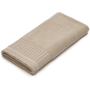 Kave Home - Veta Badetuch 100% Baumwolle beige 70 x 140 cm