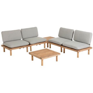 Kave Home - Viridis Outdoor Set, bestehend aus 4 Sessel und 2 Tischen FSC 100%