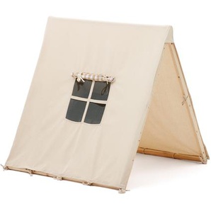 Kave Home - Yanil Tipi-Zelt 100% Baumwolle weiÃŸ 100 x 90 cm