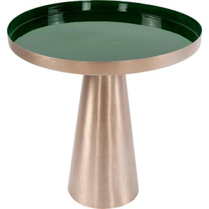 Kayoom Beistelltisch Morrison 425, Beistelltisch in runder Form, stilvolles Retro-Design (1-St), in Tablettform, pflegeleicht, Tablettrandhöhe: 3,2 cm
