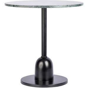 Kayoom Beistelltisch »Gordon 125, einzigartiges Design durch Herstellung in Handarbeit«, (1 St.), Industrial Style, Tischplatte aus Marmor, runde Form