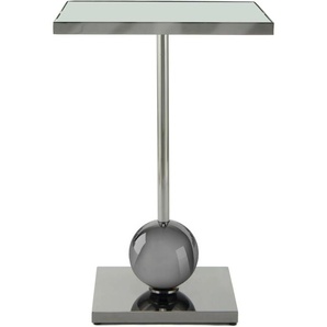 Kayoom Beistelltisch »Leva 125, Ablagefläche für Deko, Edelstahlgestell, Spiegelglasplatte«, (1 St.), modern, stabil, edel, modern, Edelstahlgestell