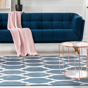 Kayoom Beistelltisch »Shirley 110, Glamour-Beistelltisch, runde offene Form«, (1 St.), Hingucker mit hochmodernem Gestell, rund mit zwei Ablageflächen